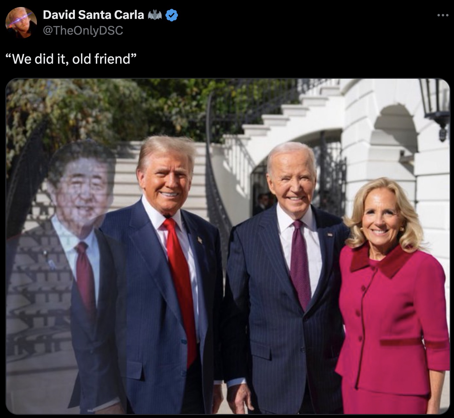 Joe Biden - David Santa Carla "We did it, old friend ... 21